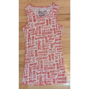 Woman's coca-cola tank top